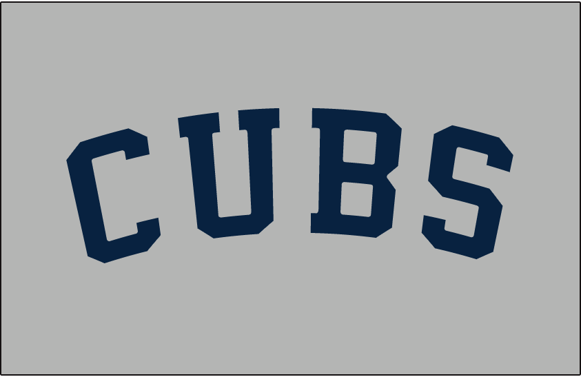 Chicago Cubs 1920 Jersey Logo fabric transfer